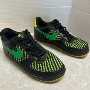 Nike Air Force One Jamaica Africa Usain Bolt supreme woven Mens SZ 9.5
